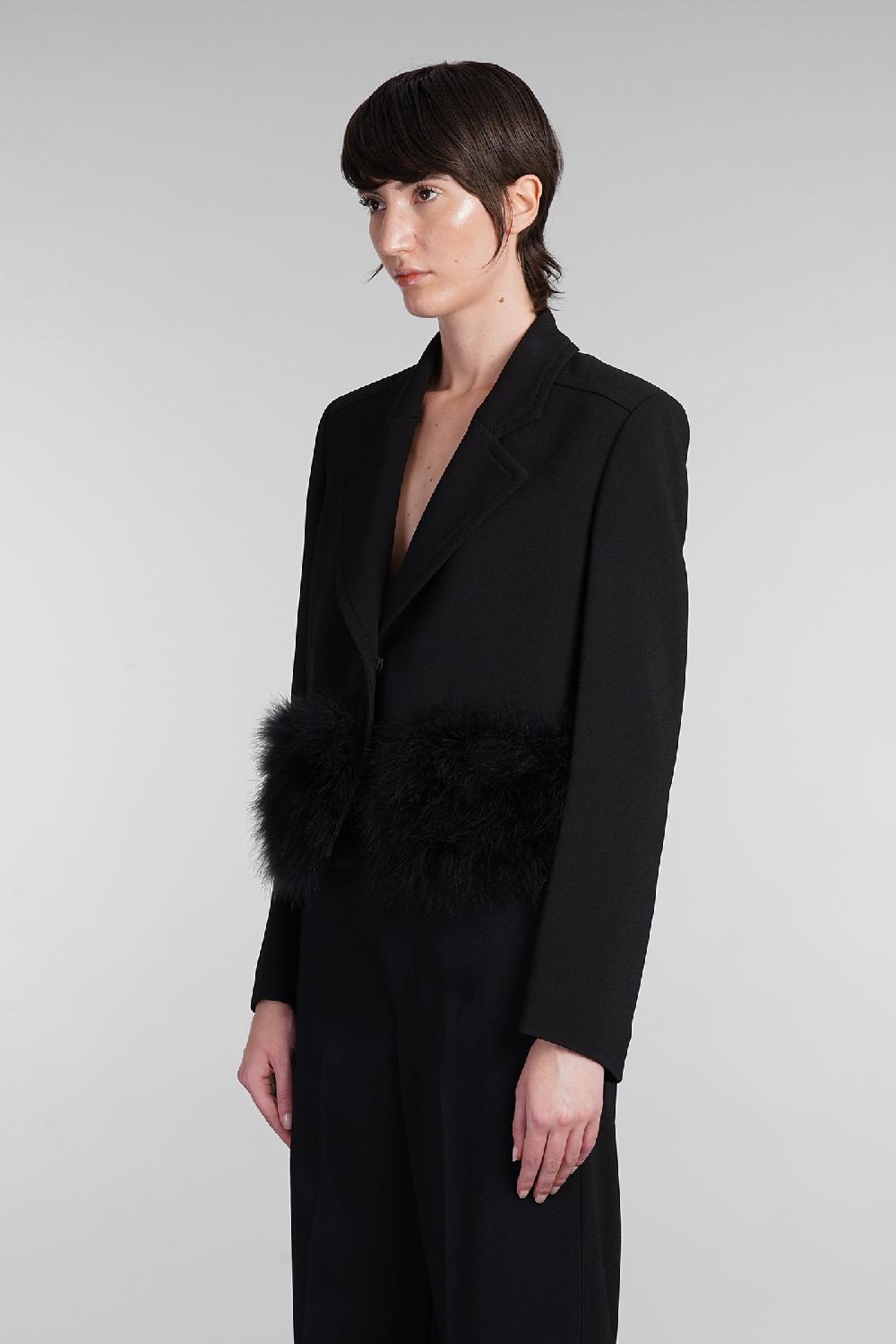 Deliberti Blumarine Blazer In Viscosa Nera Cod. 403538 - Deliberti The Luxury Shopping