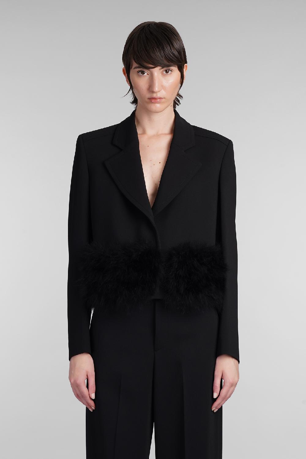 Deliberti Blumarine Blazer in viscosa nera cod. 403538 - Deliberti The Luxury Shopping