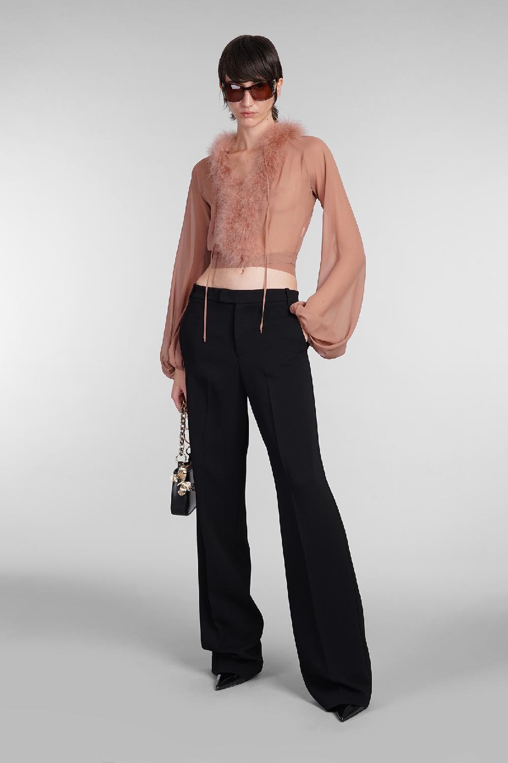 Deliberti Blumarine Blusa In Seta Rosa Cod. 403548 - Deliberti The Luxury Shopping