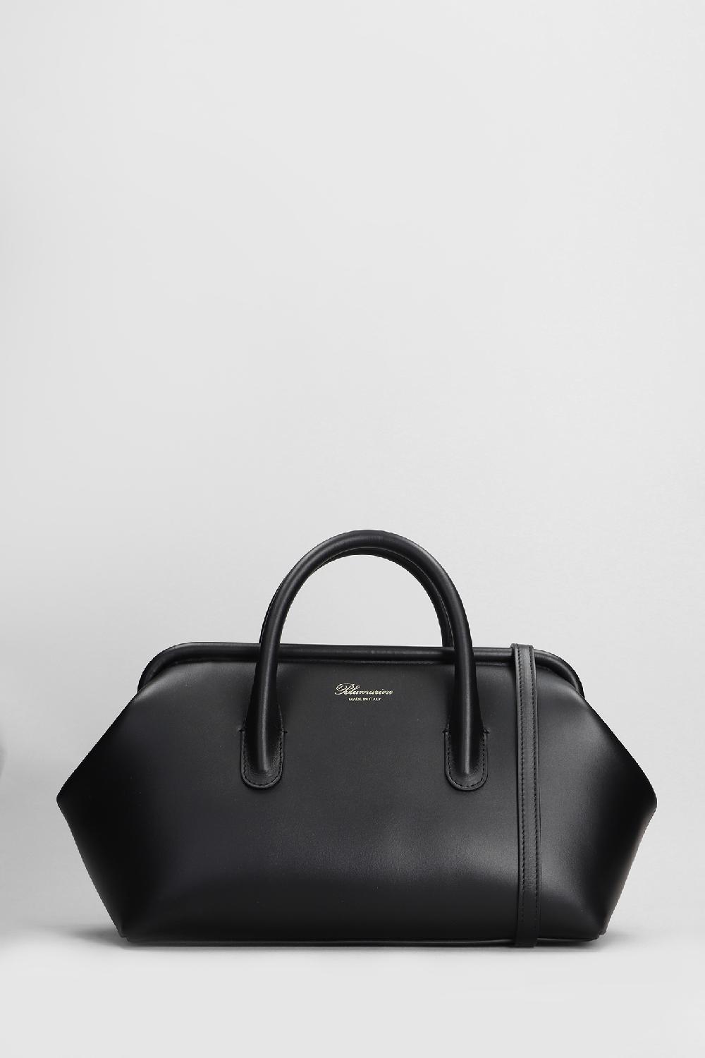 Deliberti Blumarine Borsa a spalla in pelle nera cod. 405279 - Deliberti The Luxury Shopping