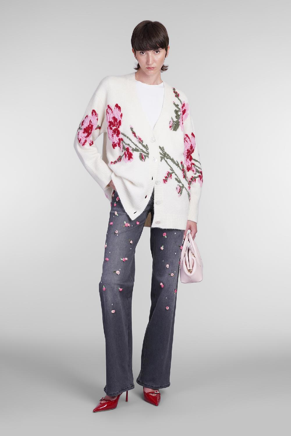 Deliberti Blumarine Cardigan In Lana Beige Cod. 405281 - Deliberti The Luxury Shopping