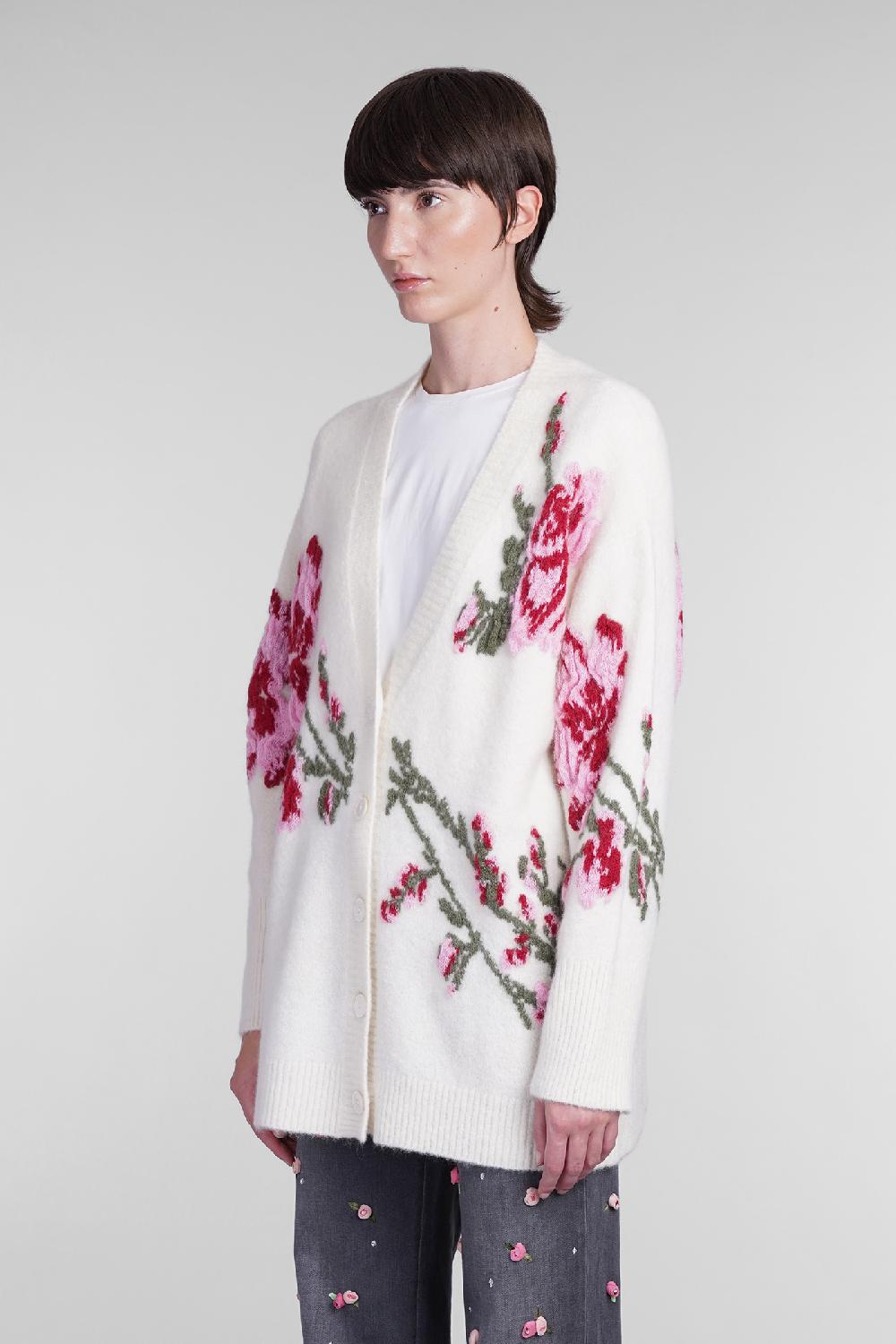 Deliberti Blumarine Cardigan In Lana Beige Cod. 405281 - Deliberti The Luxury Shopping