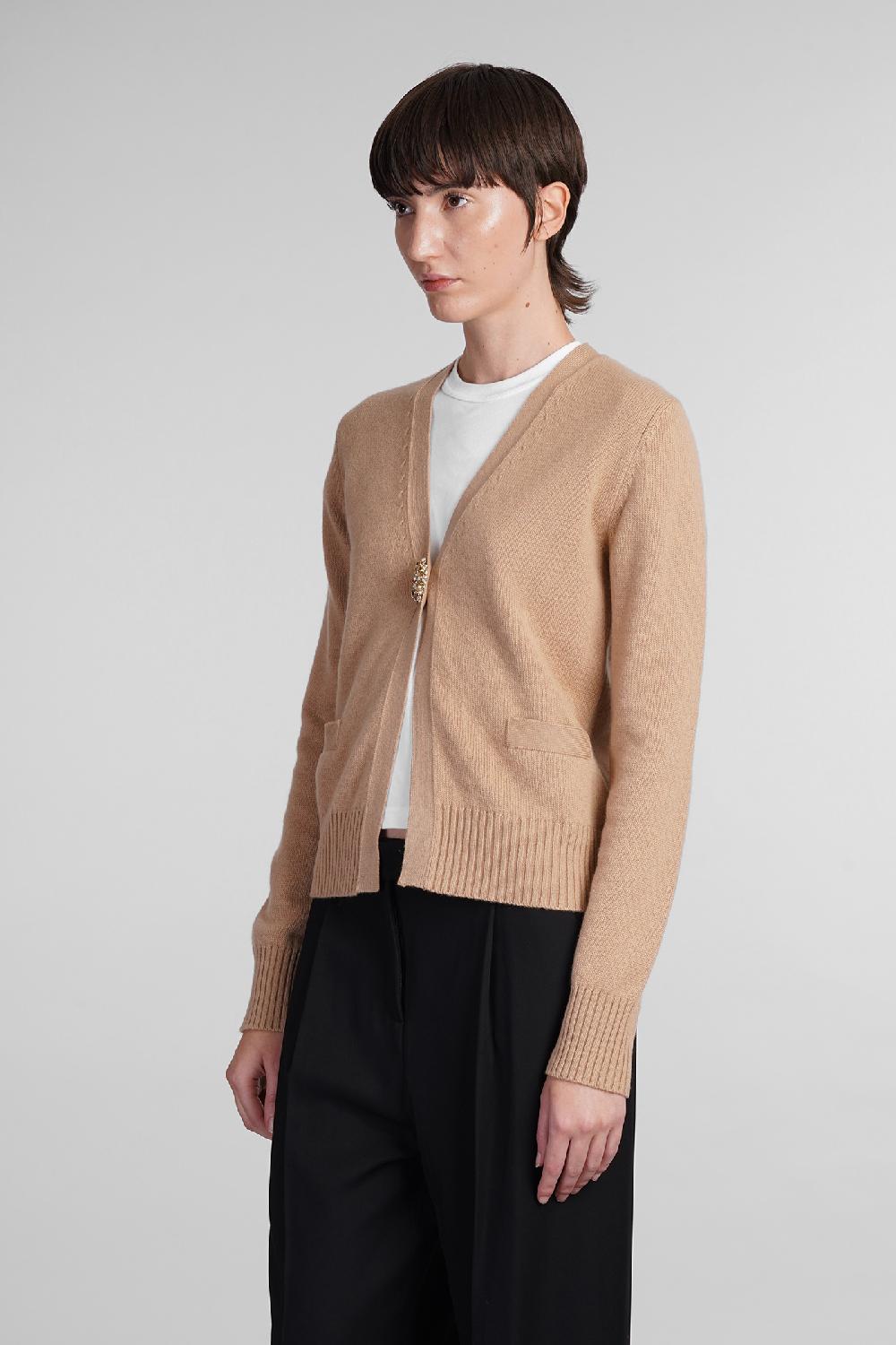 Deliberti Blumarine Cardigan In Lana Beige Cod. 406615 - Deliberti The Luxury Shopping