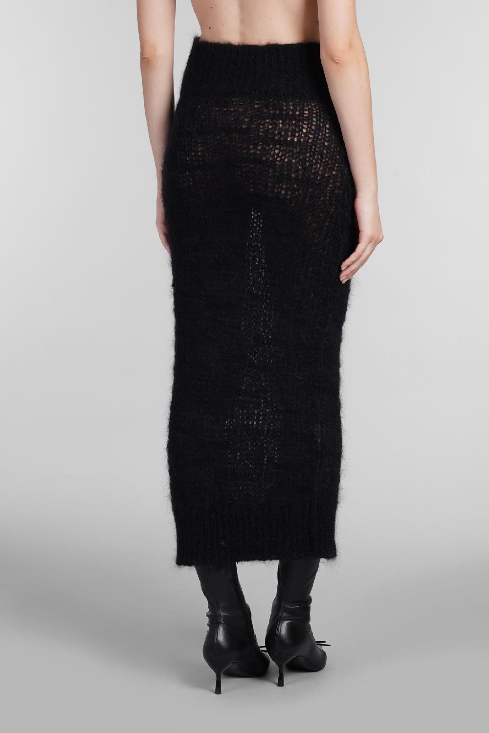 Deliberti Blumarine Gonna In Lana Nera Cod. 403550 - Deliberti The Luxury Shopping