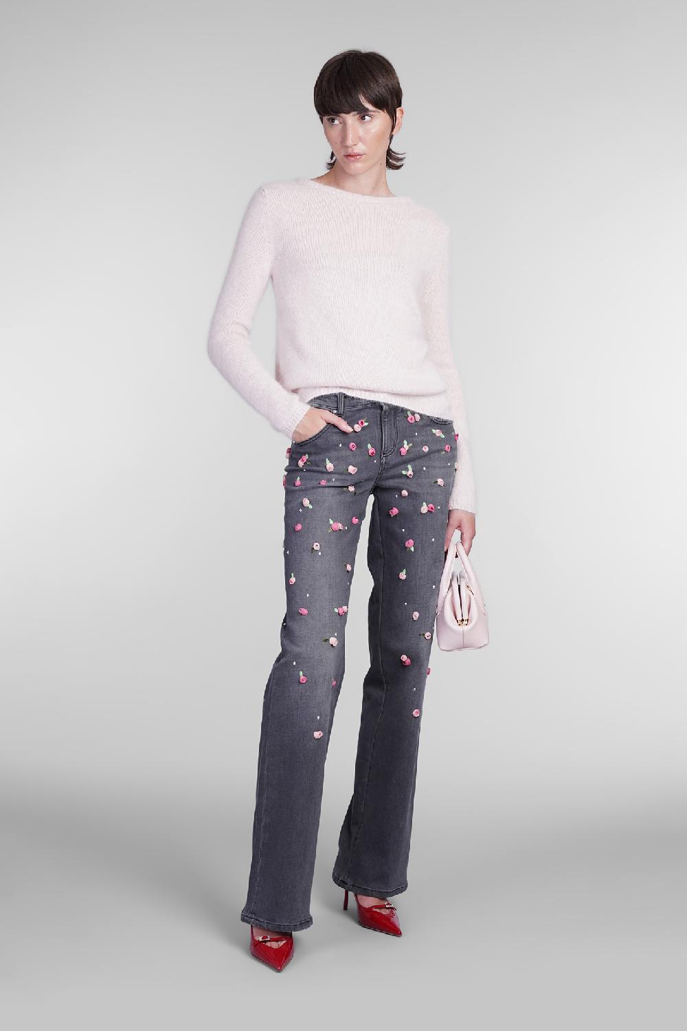 Deliberti Blumarine Jeans In Cotone Grigio Cod. 405280 - Deliberti The Luxury Shopping