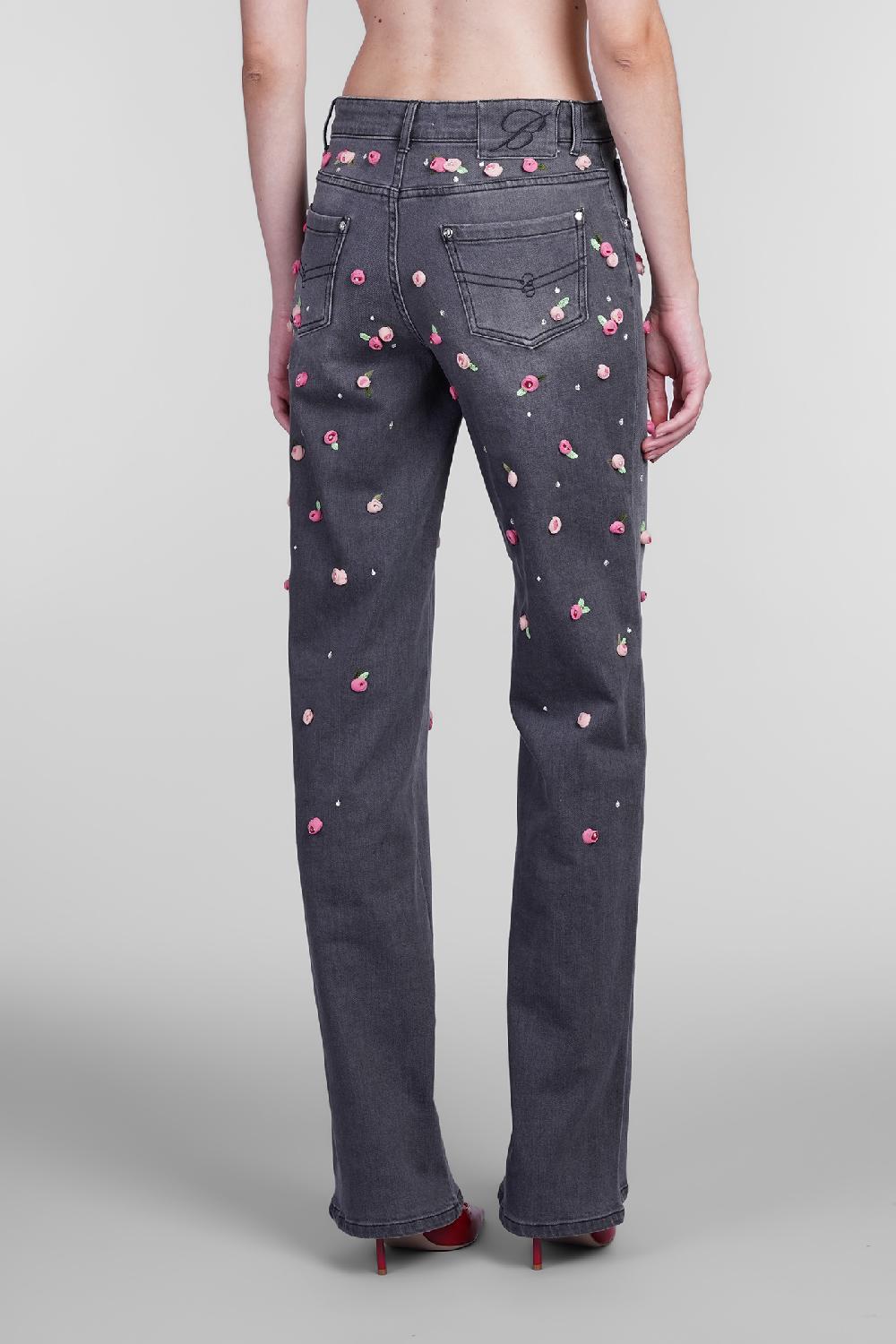 Deliberti Blumarine Jeans In Cotone Grigio Cod. 405280 - Deliberti The Luxury Shopping