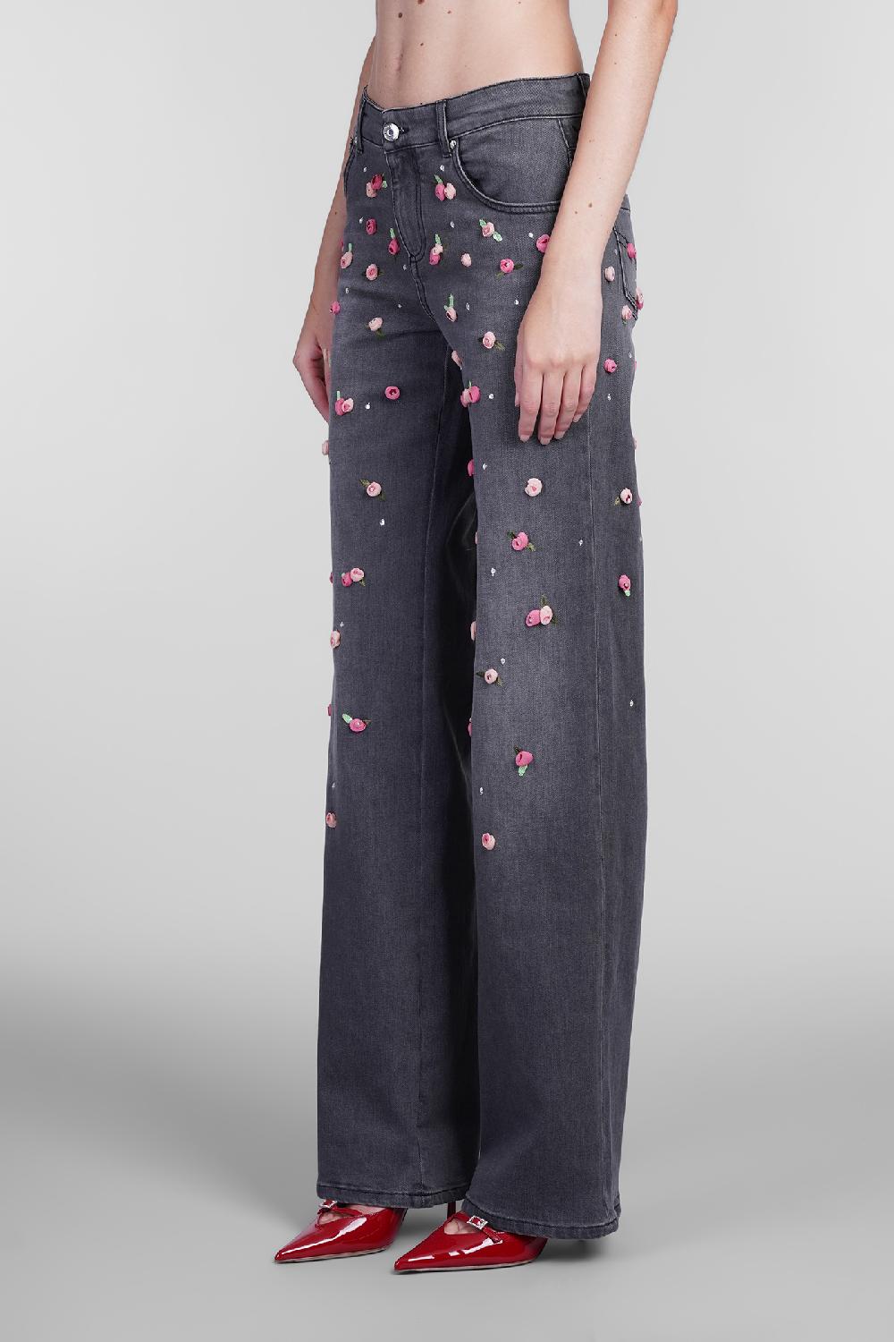 Deliberti Blumarine Jeans In Cotone Grigio Cod. 405280 - Deliberti The Luxury Shopping