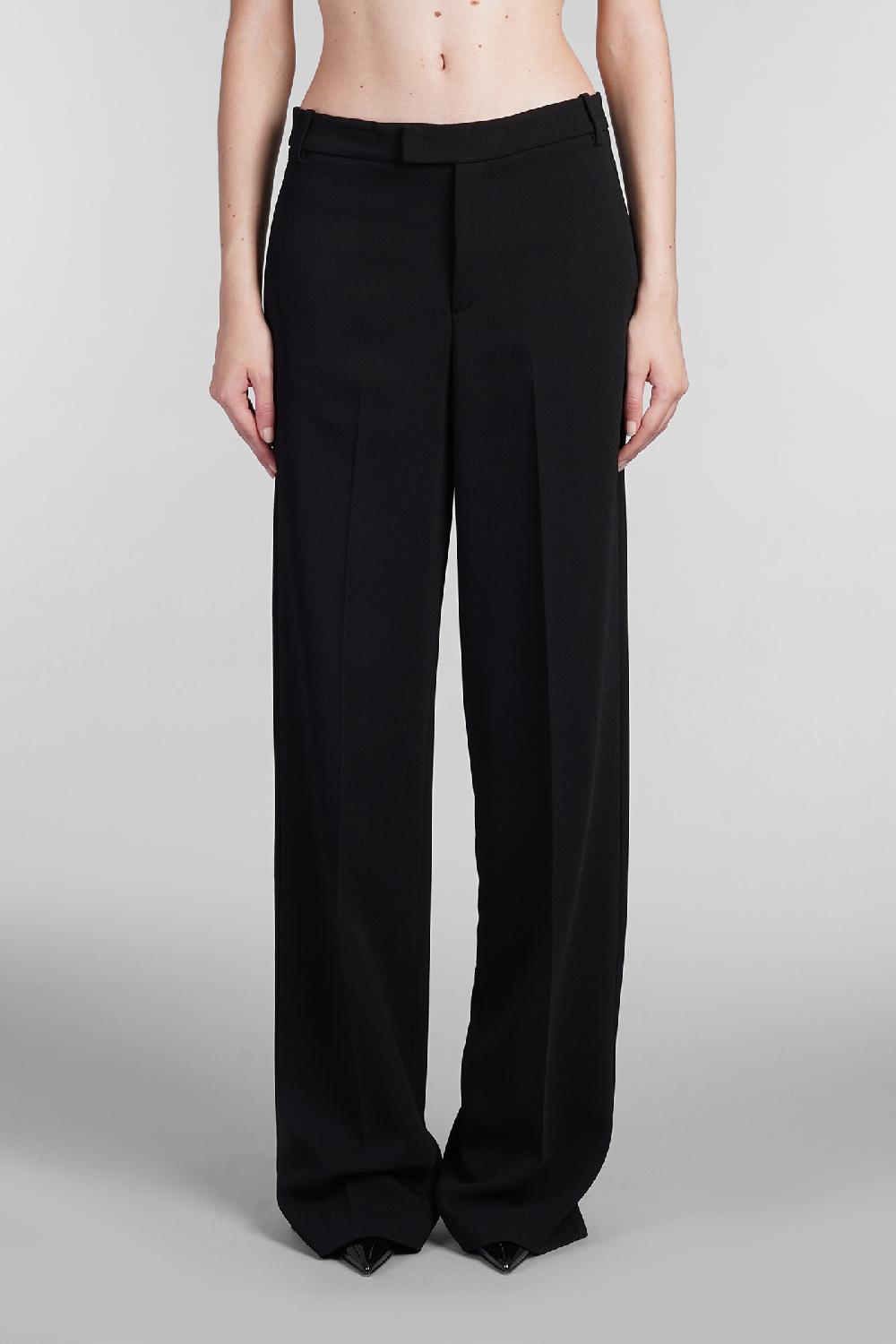 Deliberti Blumarine Pantalone in viscosa nera cod. 403545 - Deliberti The Luxury Shopping