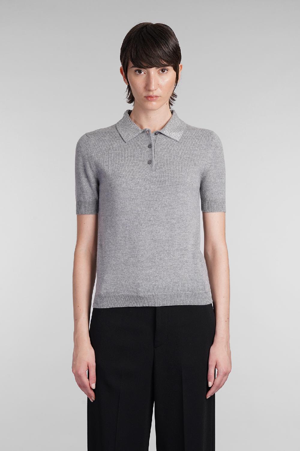 Deliberti Blumarine Polo in lana grigia cod. 403554 - Deliberti The Luxury Shopping