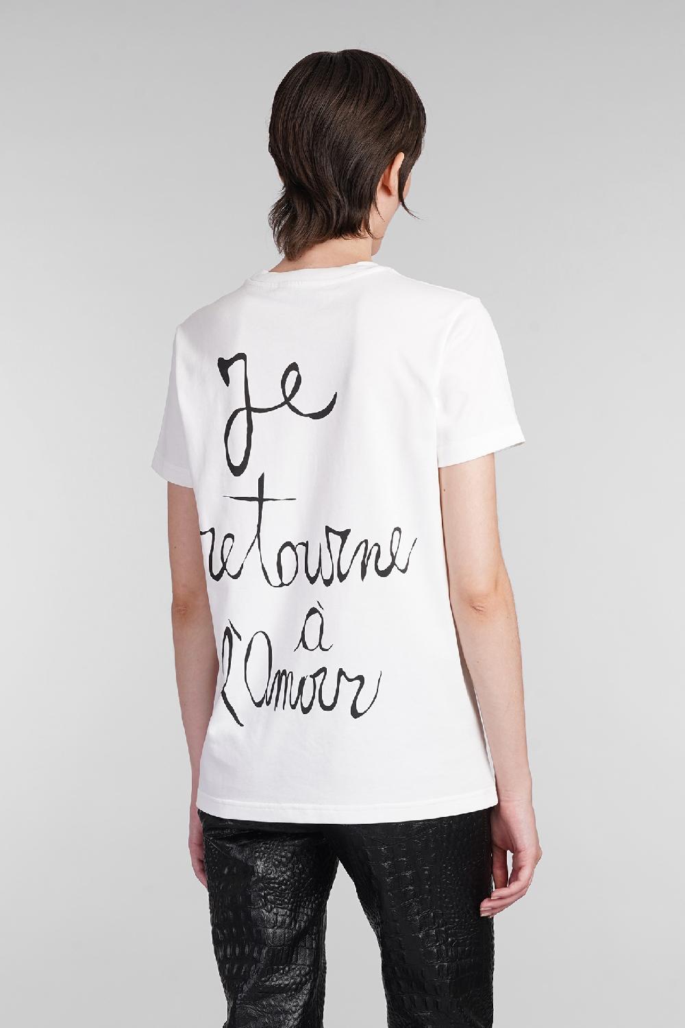 Deliberti Blumarine T-shirt In Cotone Bianco Cod. 403561 - Deliberti The Luxury Shopping