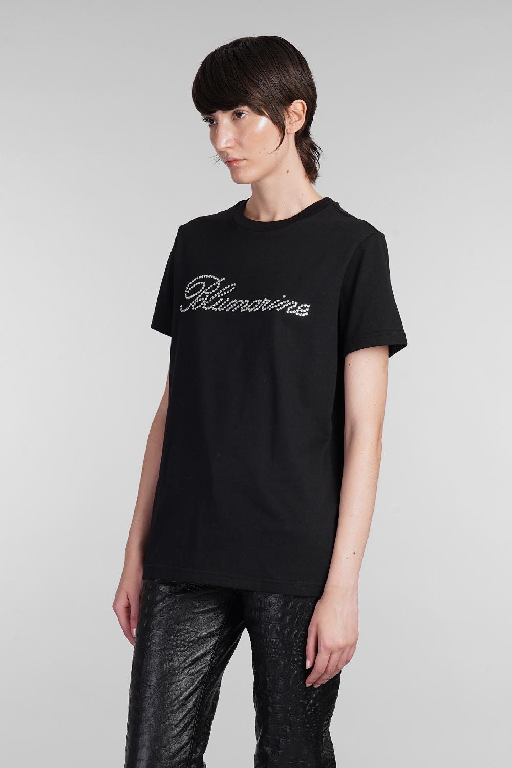 Deliberti Blumarine T-shirt In Cotone Nero Cod. 403560 - Deliberti The Luxury Shopping