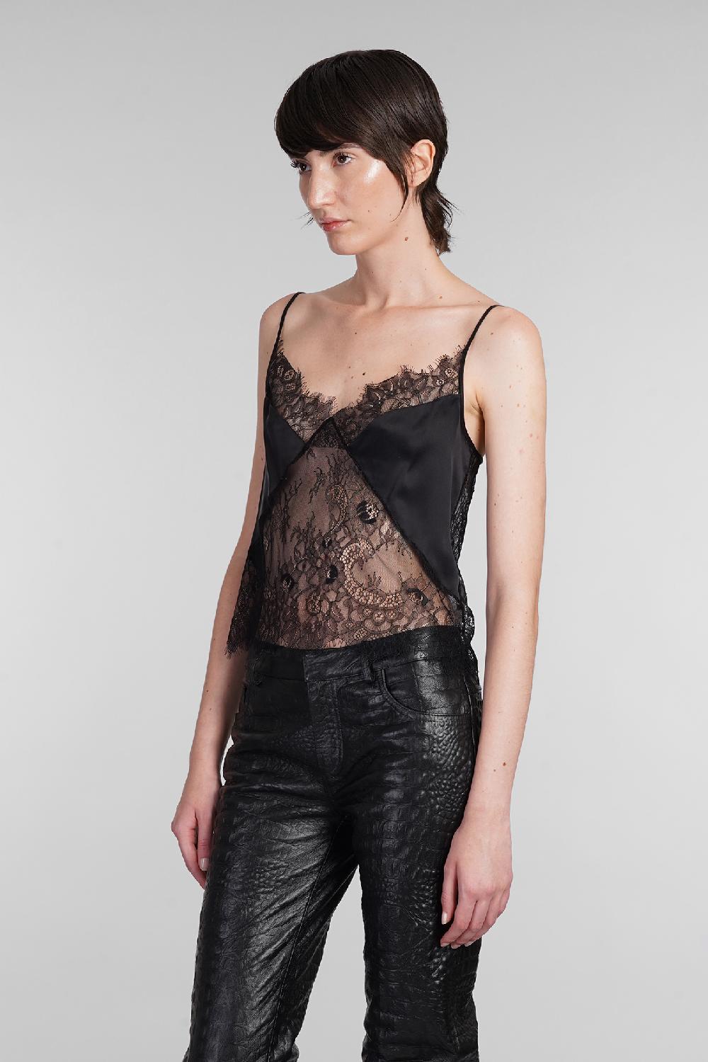 Deliberti Blumarine Topwear In Poliammide Nera Cod. 403549 - Deliberti The Luxury Shopping