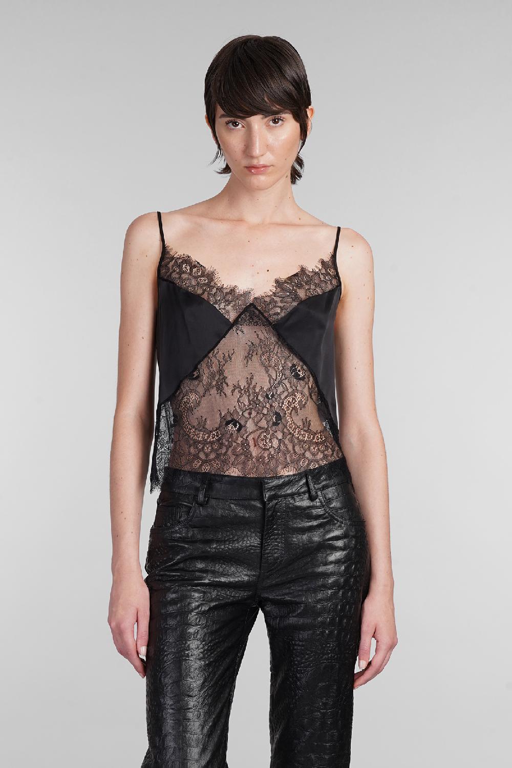 Deliberti Blumarine Topwear in poliammide nera cod. 403549 - Deliberti The Luxury Shopping