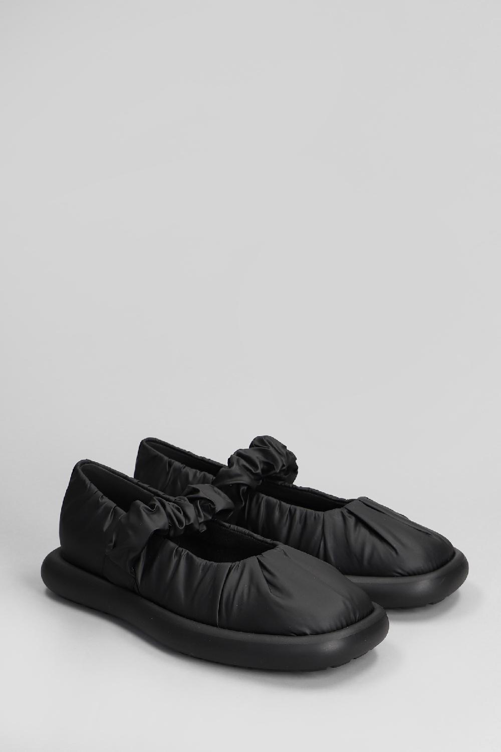 Deliberti Camper Ballerine Onda In Nylon Nero Cod. 410154 - Deliberti The Luxury Shopping