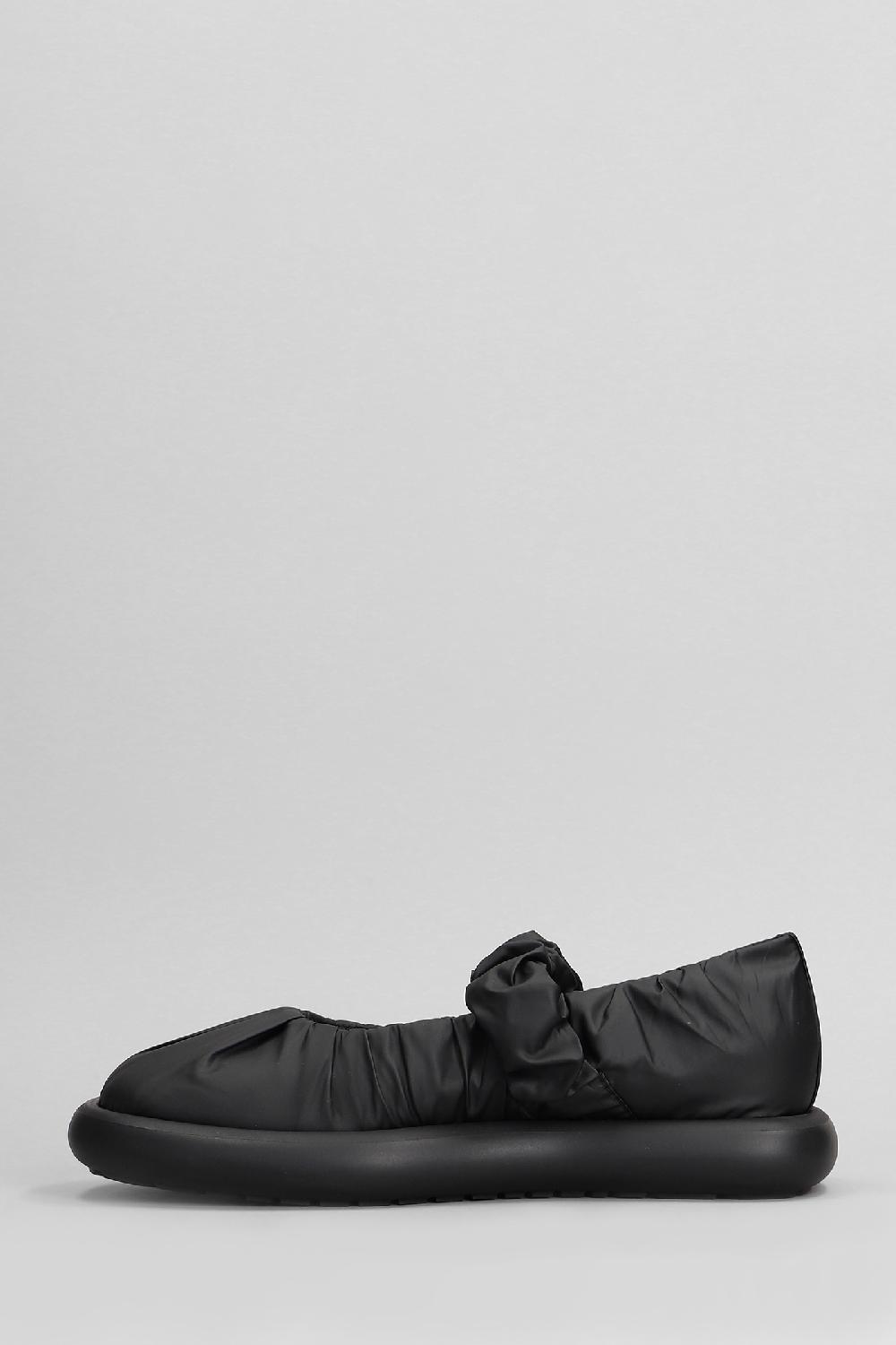 Deliberti Camper Ballerine Onda In Nylon Nero Cod. 410154 - Deliberti The Luxury Shopping