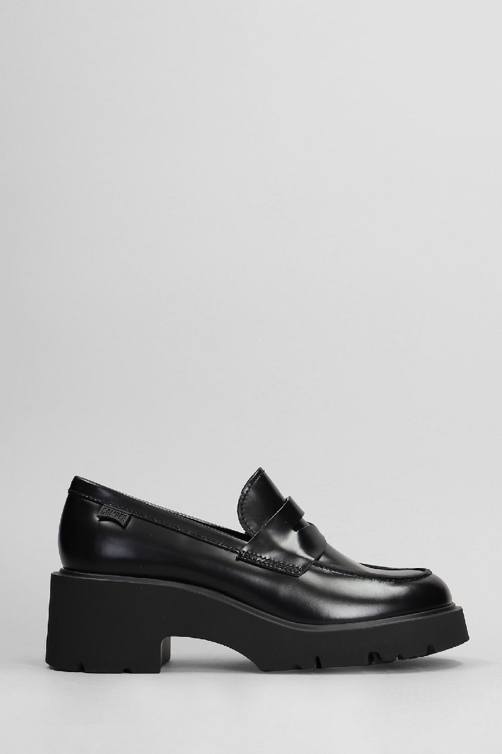 Deliberti Camper Mocassini milah in pelle nera cod. 408924 - Deliberti The Luxury Shopping