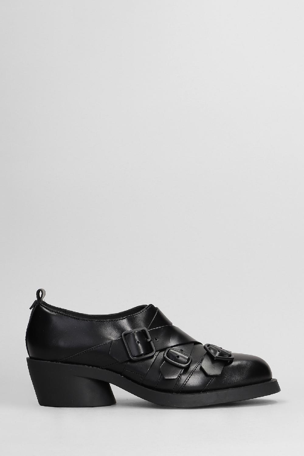 Deliberti Camper Stringate twins in pelle nera cod. 408925 - Deliberti The Luxury Shopping