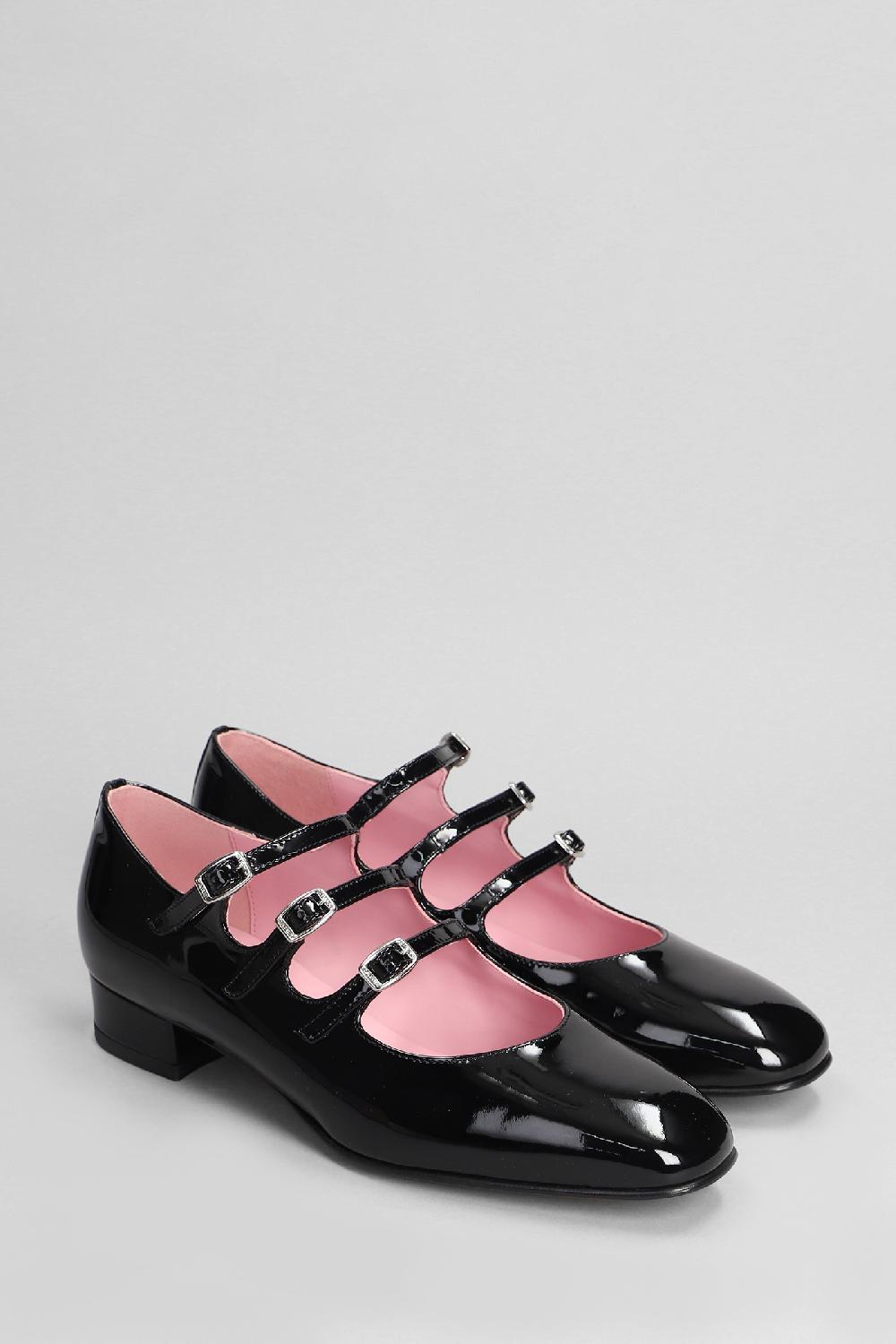 Deliberti Carel Ballerine Ariana In Vernice Nera Cod. 403887 - Deliberti The Luxury Shopping