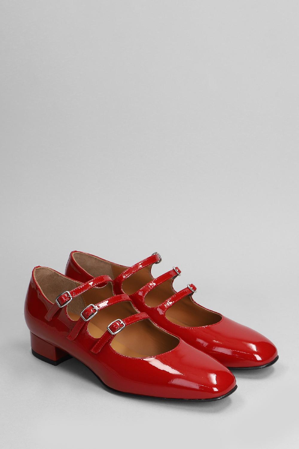 Deliberti Carel Ballerine Ariana In Vernice Rossa Cod. 400987 - Deliberti The Luxury Shopping
