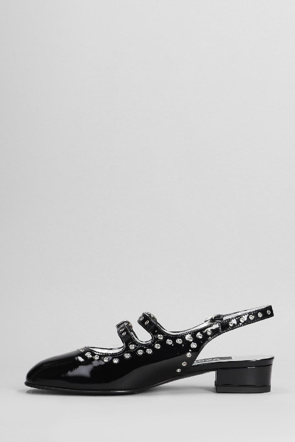 Deliberti Carel Ballerine Queen In Pelle Nera Cod. 403885 - Deliberti The Luxury Shopping