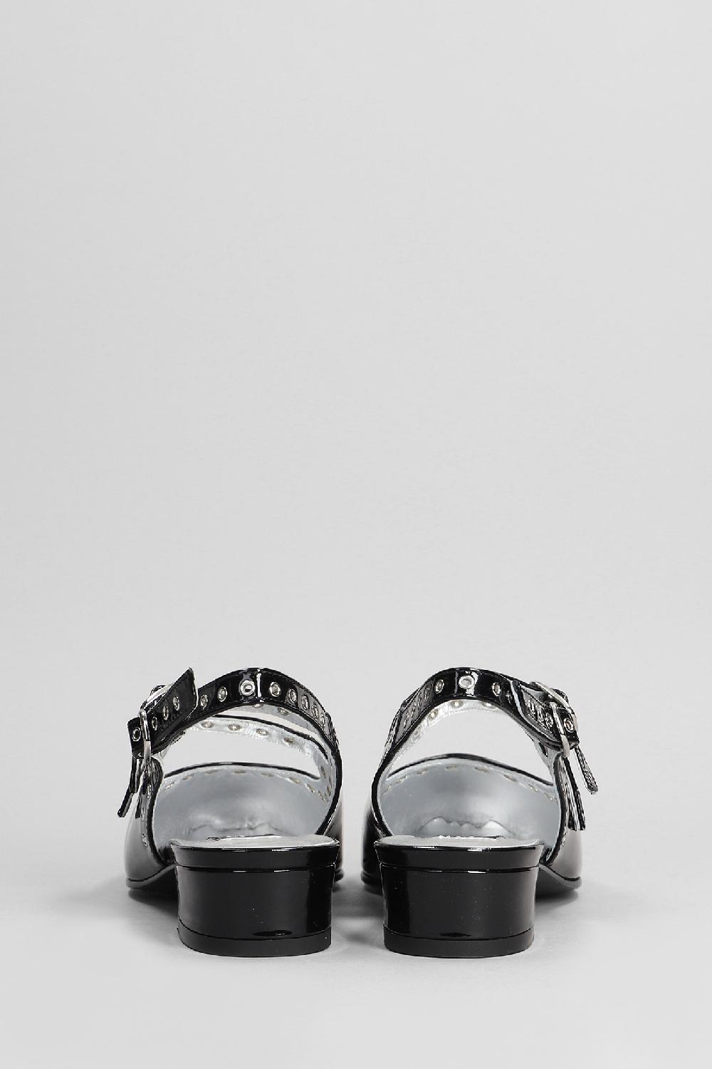 Deliberti Carel Ballerine Queen In Pelle Nera Cod. 403885 - Deliberti The Luxury Shopping