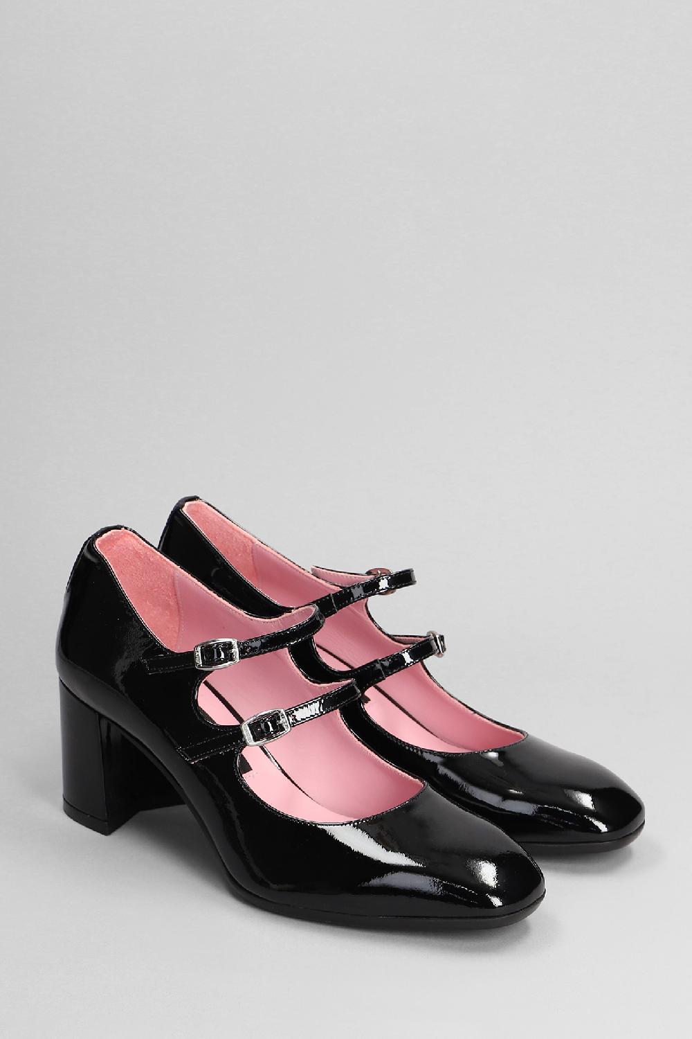 Deliberti Carel Decollete Alice In Vernice Nera Cod. 395250 - Deliberti The Luxury Shopping