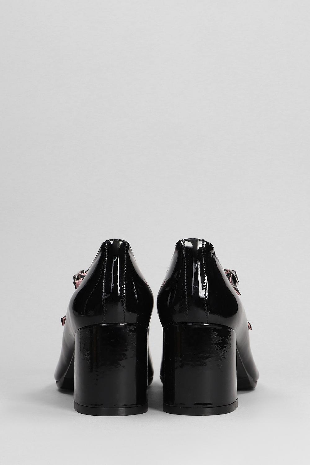 Deliberti Carel Decollete Alice In Vernice Nera Cod. 395250 - Deliberti The Luxury Shopping