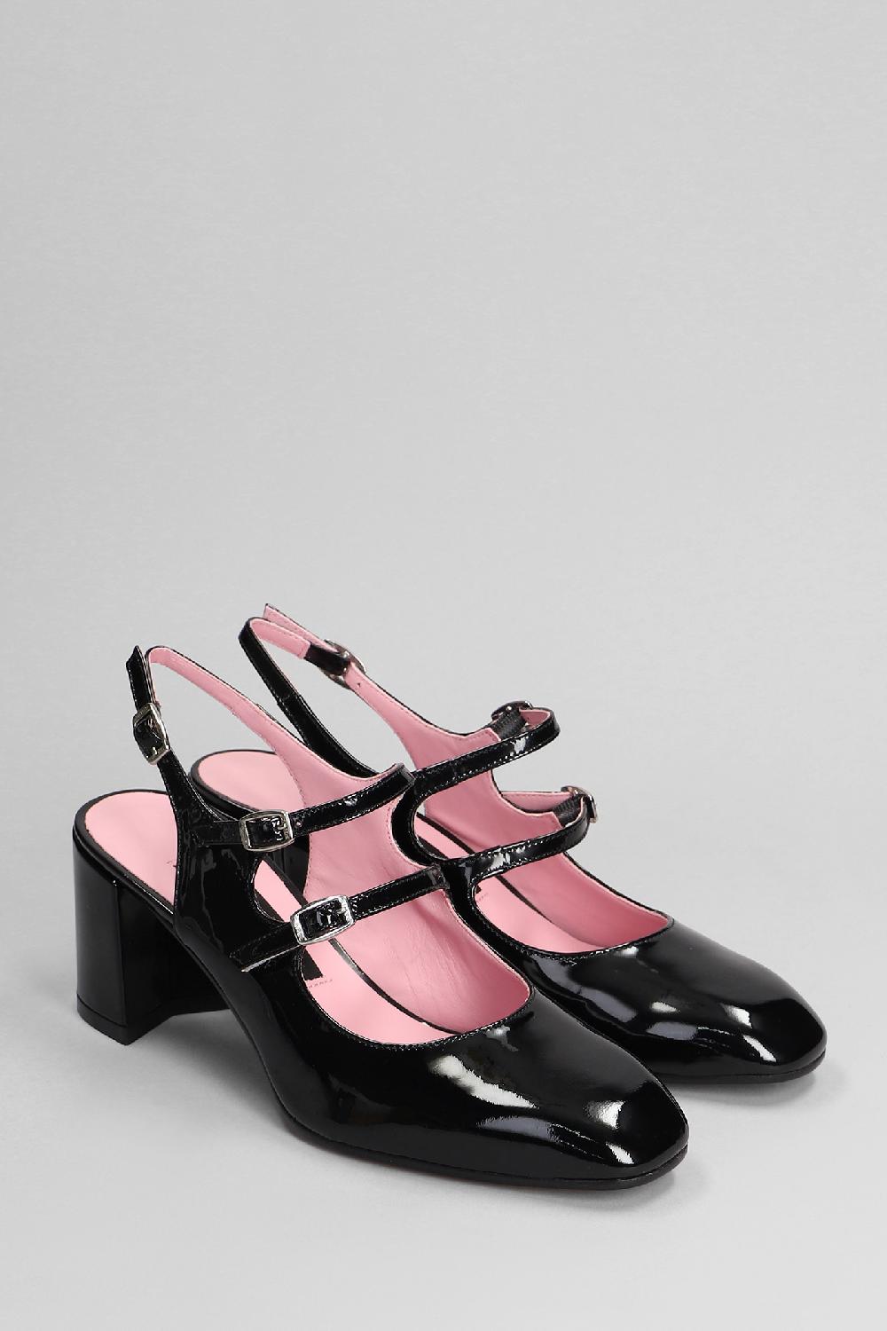 Deliberti Carel Decollete Banana In Vernice Nera Cod. 395251 - Deliberti The Luxury Shopping