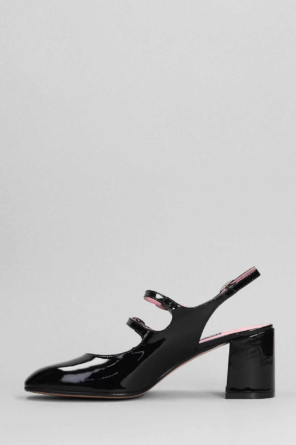 Deliberti Carel Decollete Banana In Vernice Nera Cod. 395251 - Deliberti The Luxury Shopping