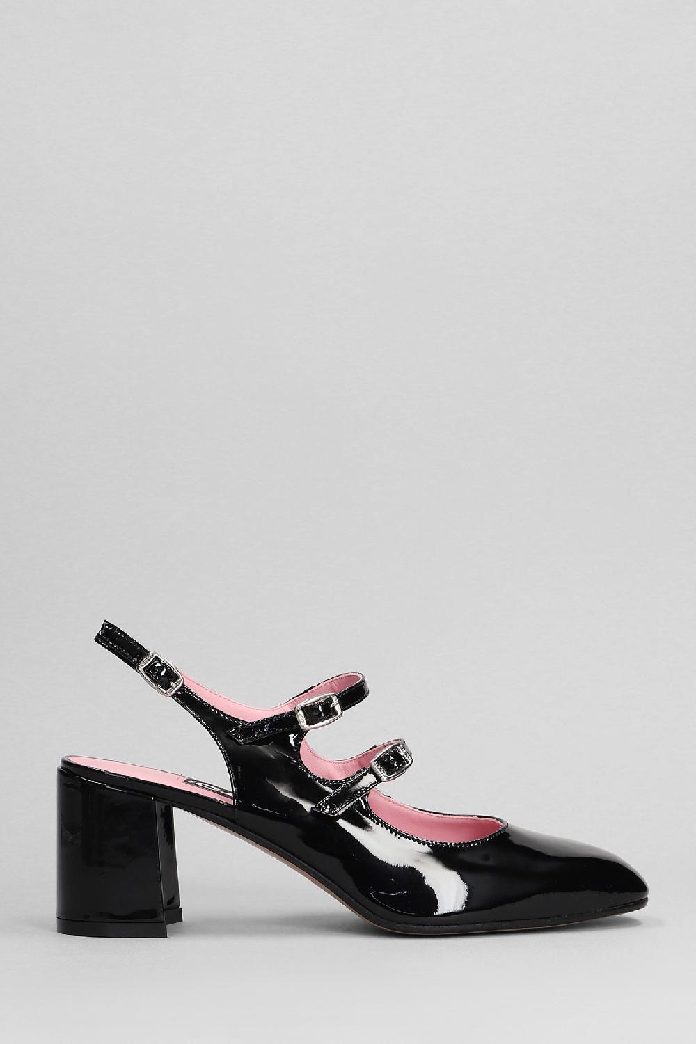 Deliberti Carel Decollete banana in vernice nera cod. 395251 - Deliberti The Luxury Shopping