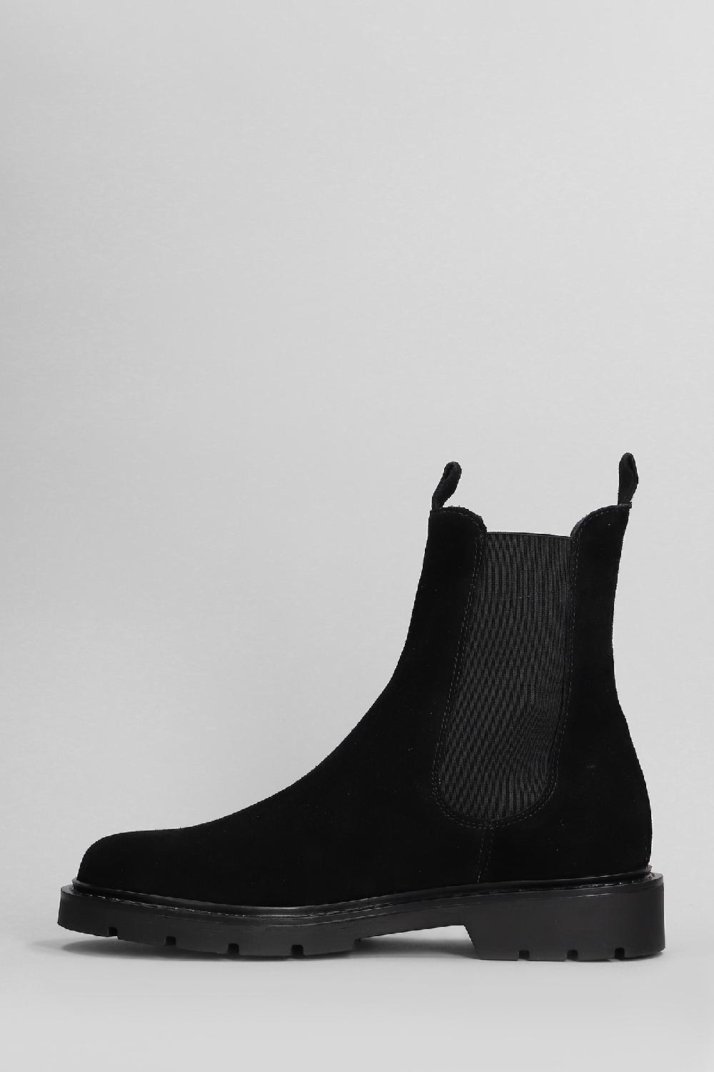 Deliberti Carmens Anfibi Brit Beat In Camoscio Nero Cod. 405795 - Deliberti The Luxury Shopping