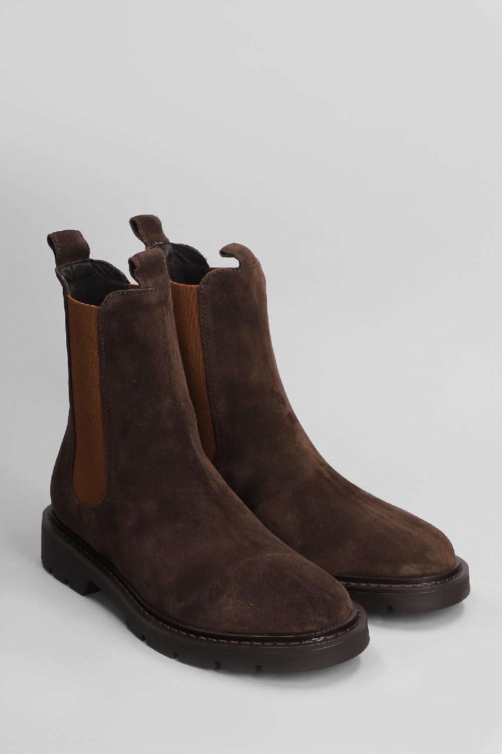 Deliberti Carmens Anfibi Brit Beat In Camoscio Testa Di Moro Cod. 405796 - Deliberti The Luxury Shopping