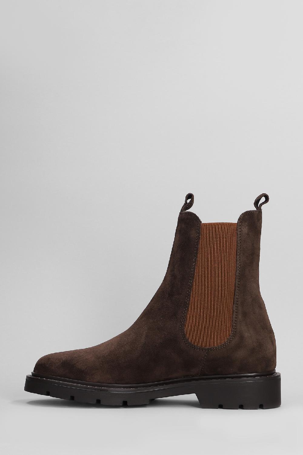 Deliberti Carmens Anfibi Brit Beat In Camoscio Testa Di Moro Cod. 405796 - Deliberti The Luxury Shopping