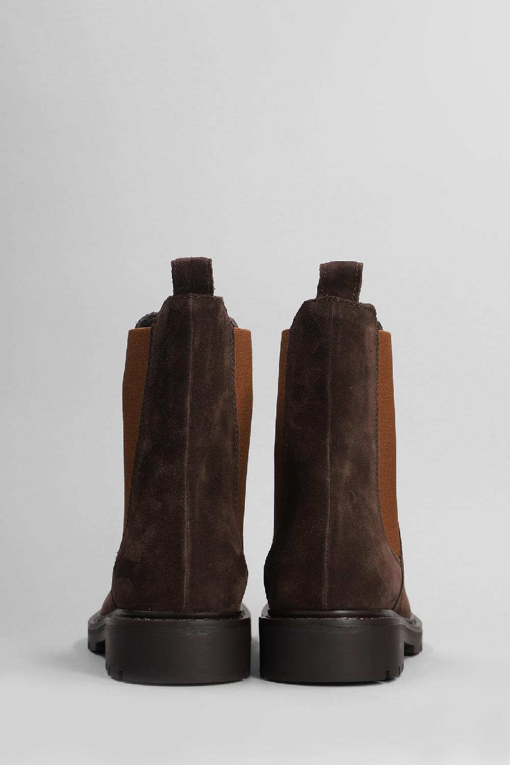 Deliberti Carmens Anfibi Brit Beat In Camoscio Testa Di Moro Cod. 405796 - Deliberti The Luxury Shopping