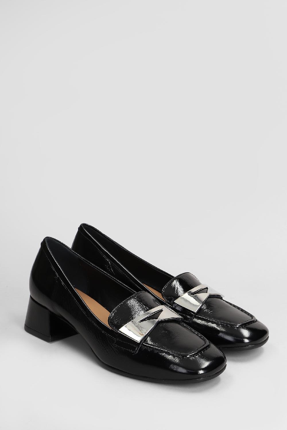 Deliberti Carmens Decollete Rose Day In Pelle Nera Cod. 408522 - Deliberti The Luxury Shopping