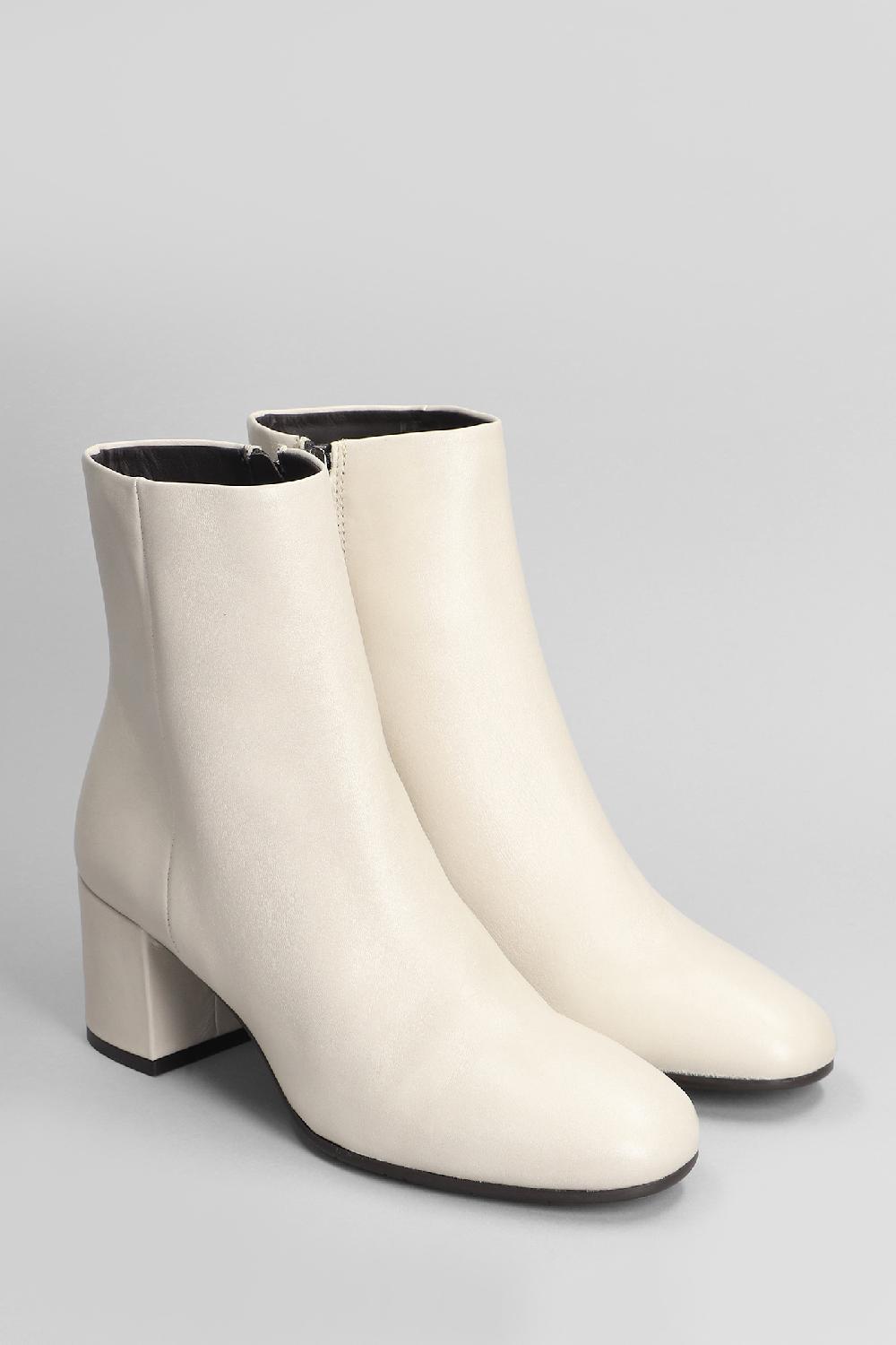 Deliberti Carmens Tronchetti Tacco Alto Amber Daily In Pelle Beige Cod. 405804 - Deliberti The Luxury Shopping