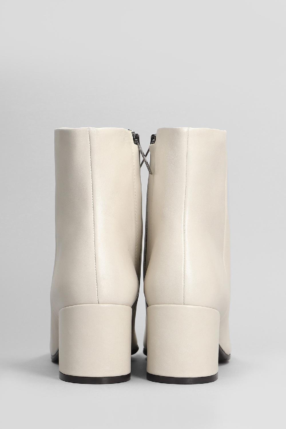 Deliberti Carmens Tronchetti Tacco Alto Amber Daily In Pelle Beige Cod. 405804 - Deliberti The Luxury Shopping