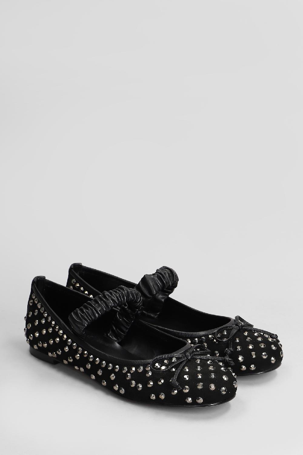 Deliberti Carrano Ballerine In Nabuk Nero Cod. 407020 - Deliberti The Luxury Shopping