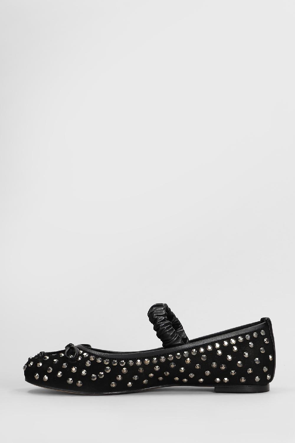 Deliberti Carrano Ballerine In Nabuk Nero Cod. 407020 - Deliberti The Luxury Shopping