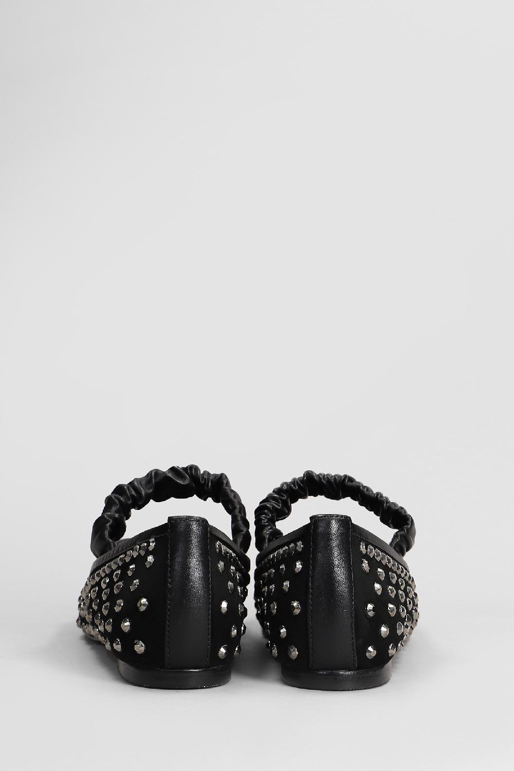 Deliberti Carrano Ballerine In Nabuk Nero Cod. 407020 - Deliberti The Luxury Shopping