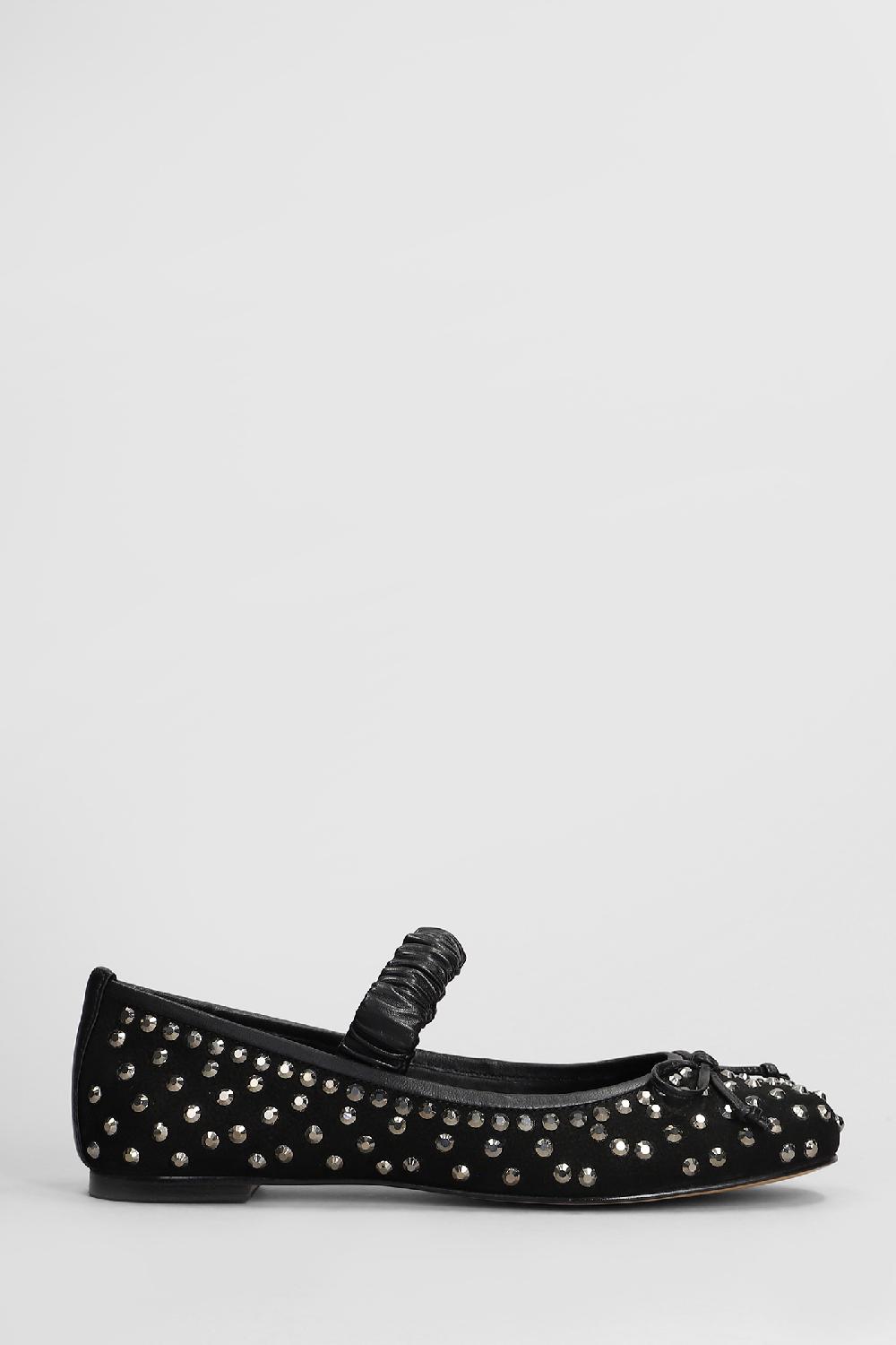 Deliberti Carrano Ballerine in nabuk nero cod. 407020 - Deliberti The Luxury Shopping