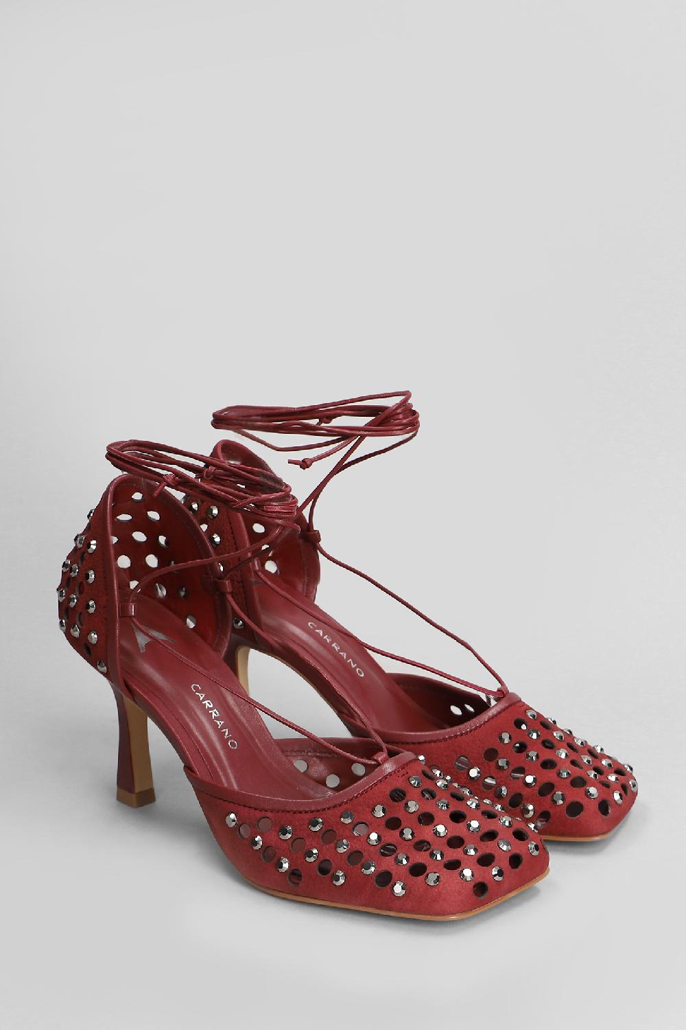Deliberti Carrano Decollete In Nabuk Bordeaux Cod. 407017 - Deliberti The Luxury Shopping
