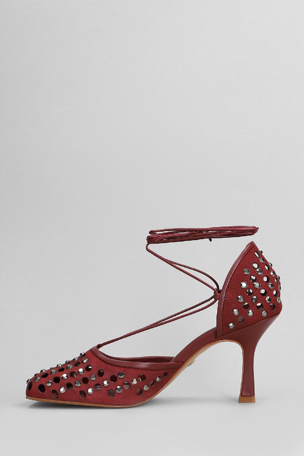 Deliberti Carrano Decollete In Nabuk Bordeaux Cod. 407017 - Deliberti The Luxury Shopping