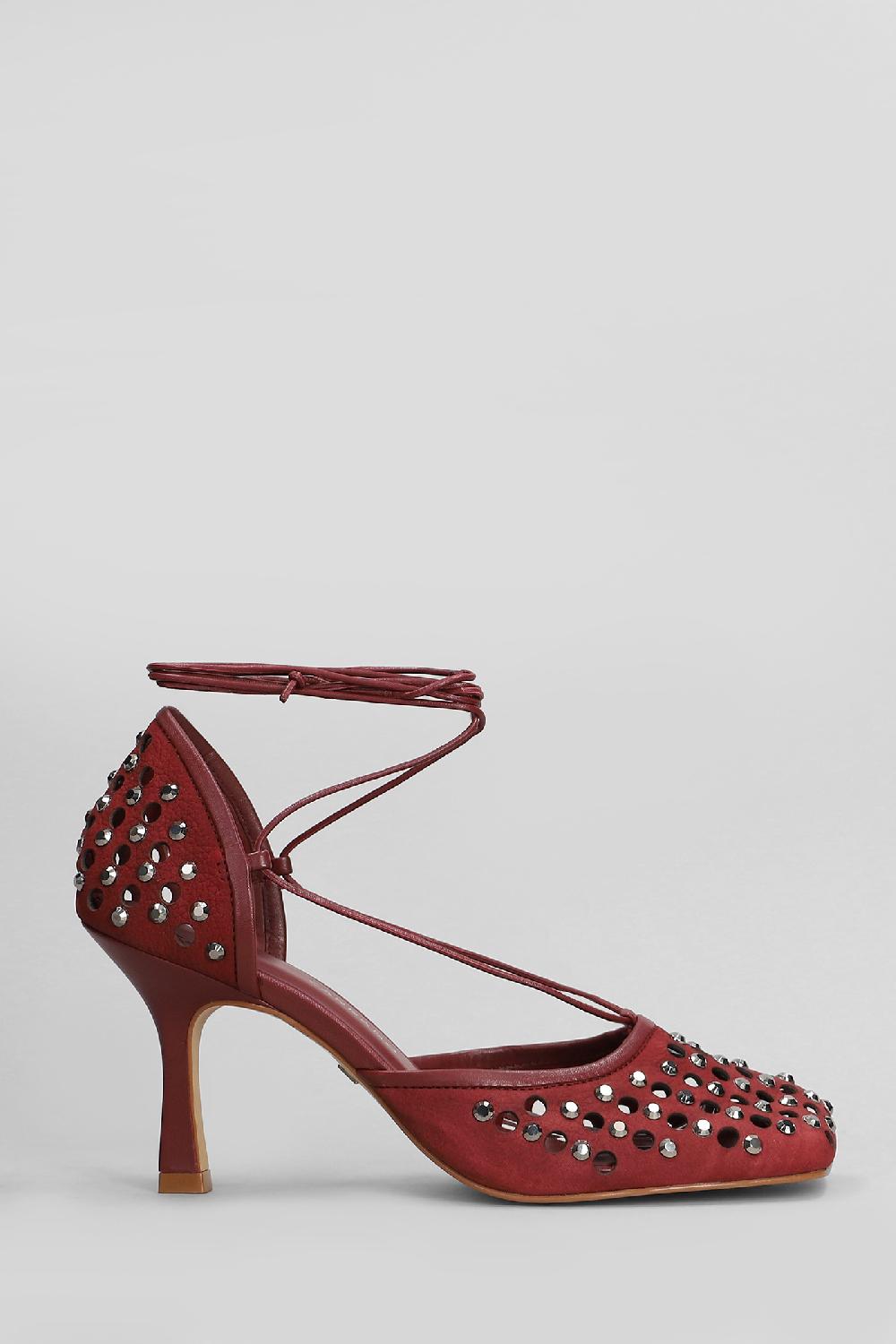Deliberti Carrano Decollete in nabuk bordeaux cod. 407017 - Deliberti The Luxury Shopping