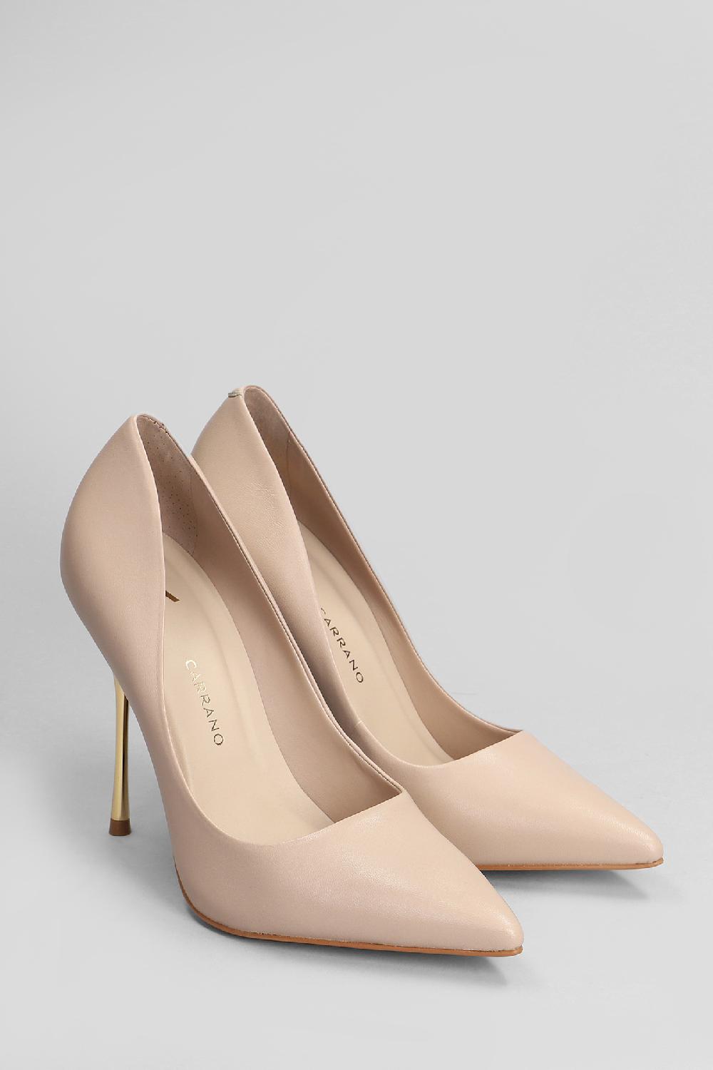 Deliberti Carrano Decollete In Pelle Beige Cod. 406992 - Deliberti The Luxury Shopping