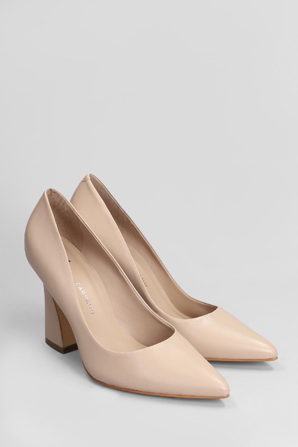 Deliberti Carrano Decollete In Pelle Beige Cod. 406995 - Deliberti The Luxury Shopping