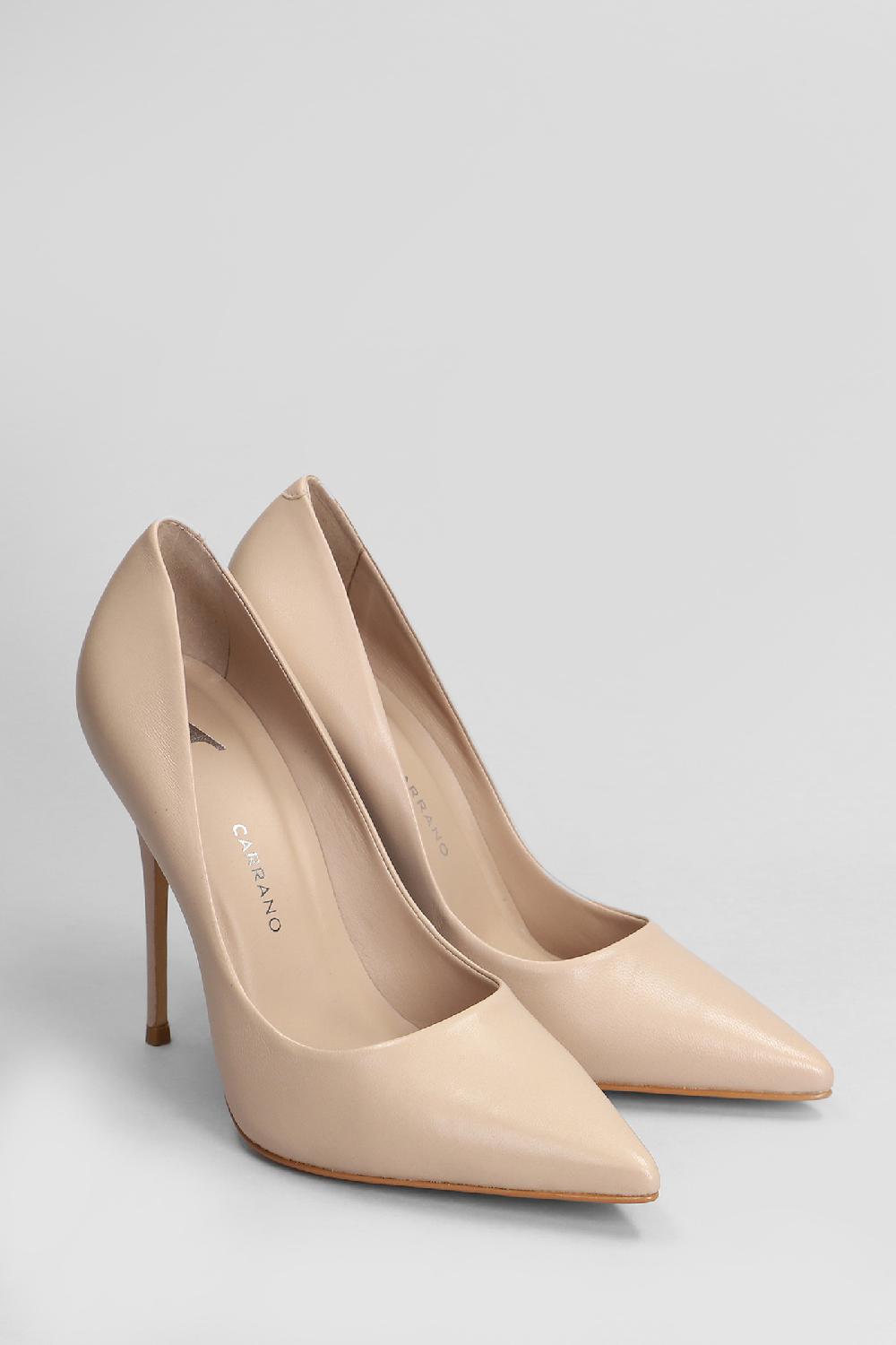 Deliberti Carrano Decollete In Pelle Beige Cod. 407000 - Deliberti The Luxury Shopping