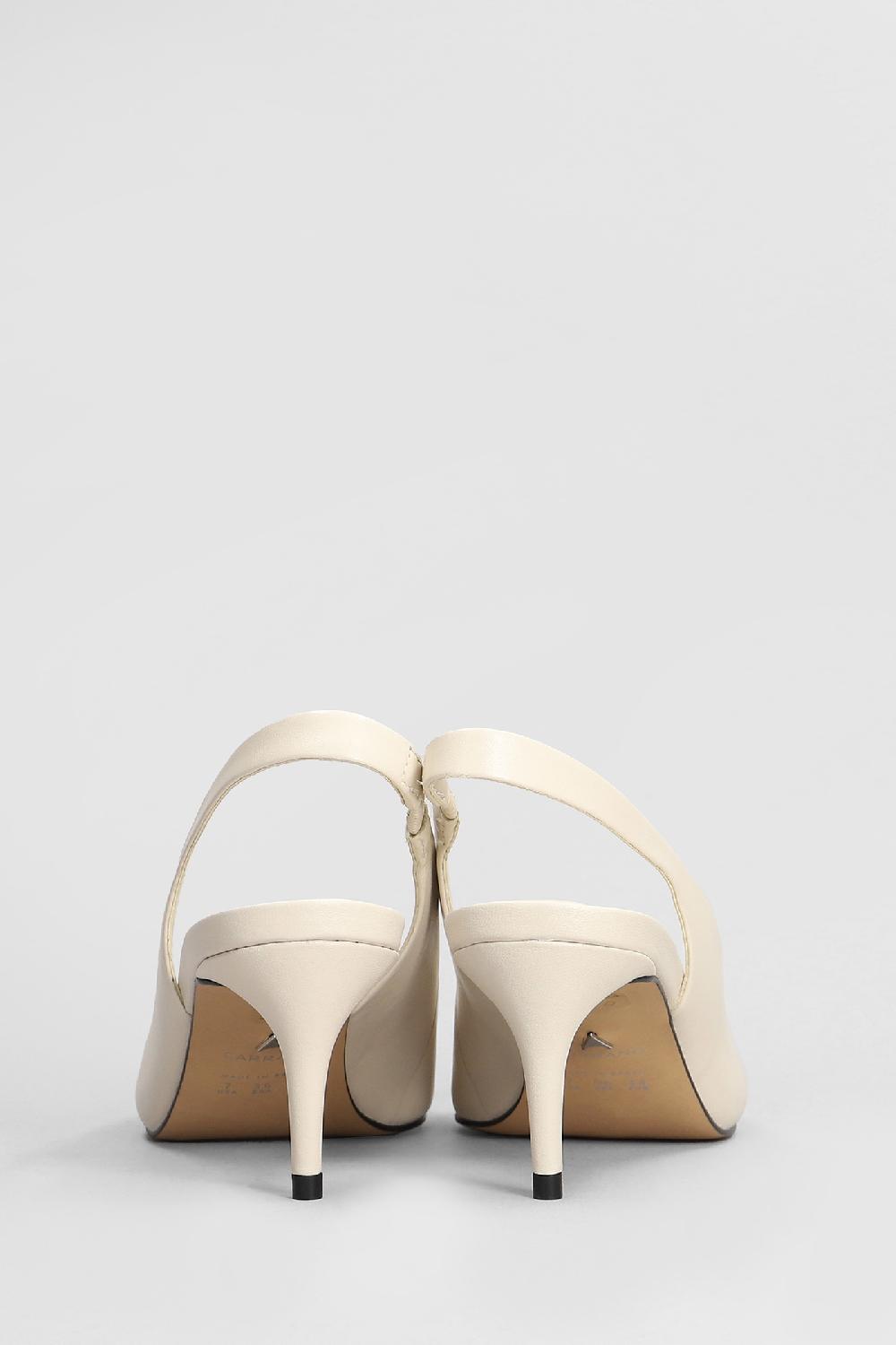Deliberti Carrano Decollete In Pelle Beige Cod. 407025 - Deliberti The Luxury Shopping