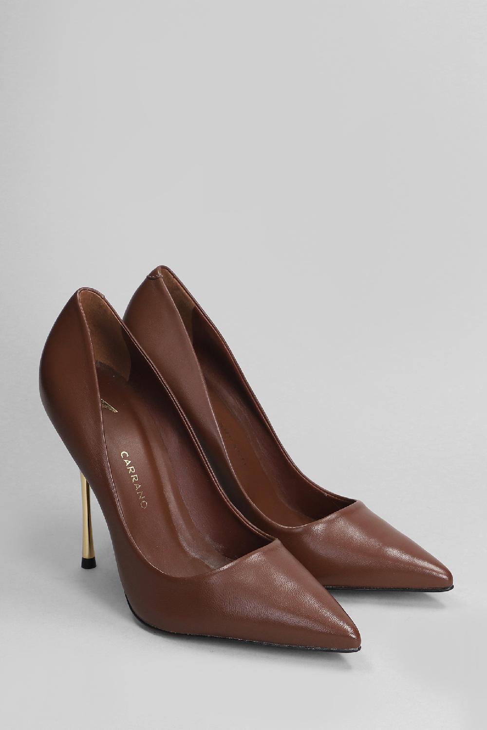 Deliberti Carrano Decollete In Pelle Marrone Cod. 406993 - Deliberti The Luxury Shopping