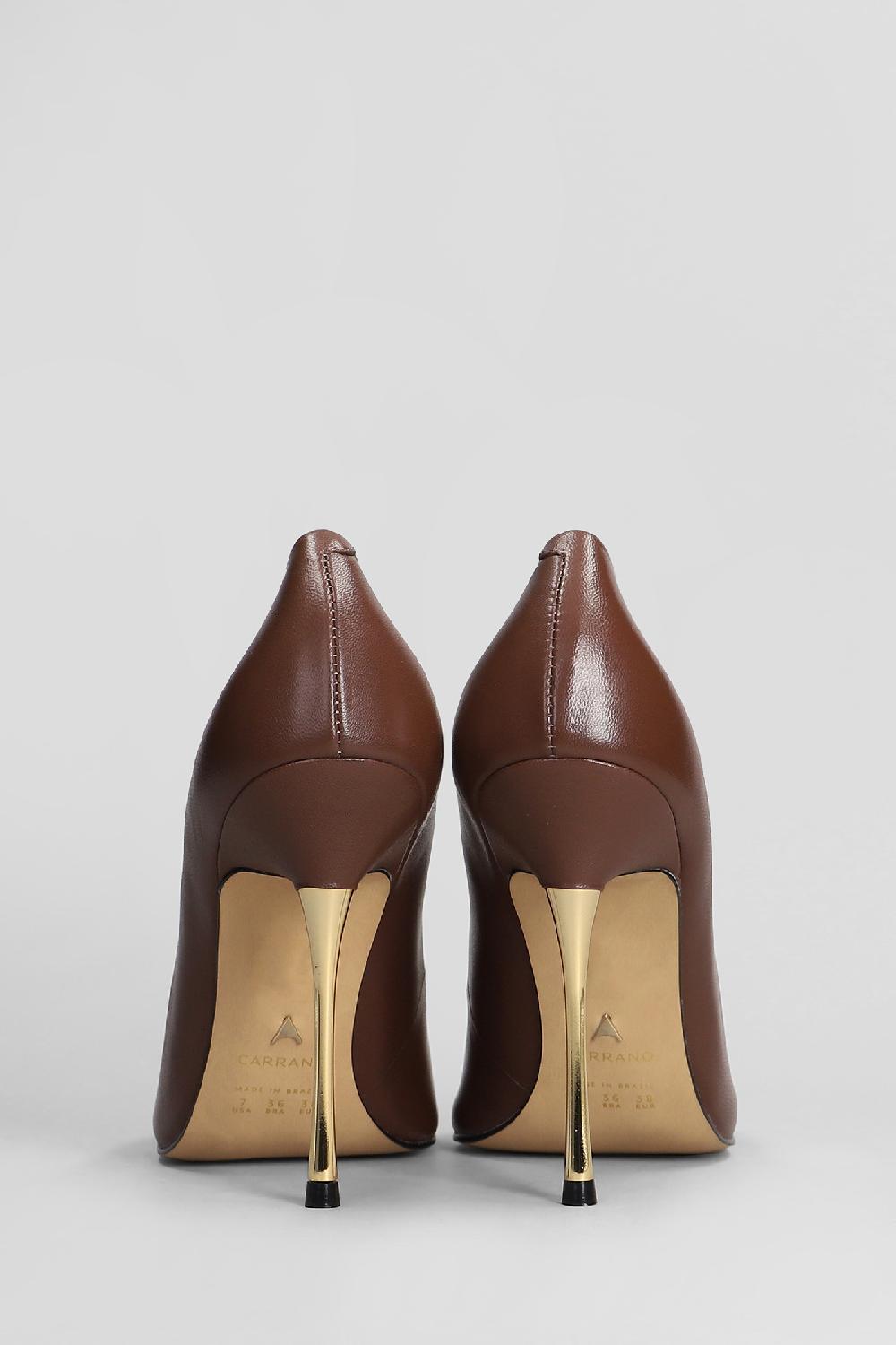 Deliberti Carrano Decollete In Pelle Marrone Cod. 406993 - Deliberti The Luxury Shopping